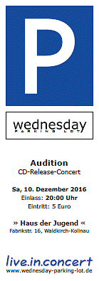 Plakat Audition 2016